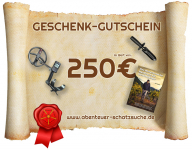 250 Euro Geschenk-Gutschein